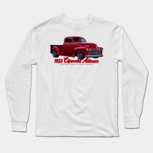 1952 Chevrolet Advance Design 3100 Pickup Truck Long Sleeve T-Shirt